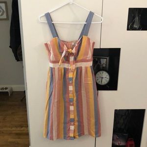 Madewell stripped sundress